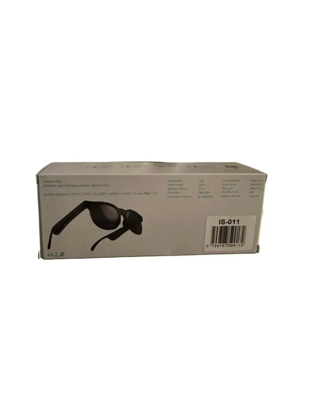 Brand new G58 Smart Audio Sunglasses in black.